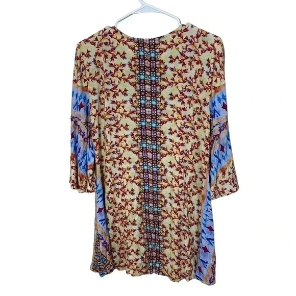 Soft surroundings  Fifi  tunic velvet embroidered cotton top size small - Picture 3 of 8